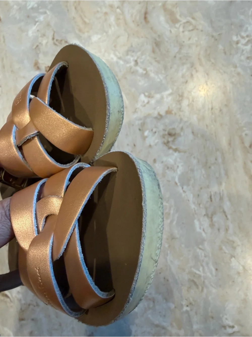 Saltwater sandals